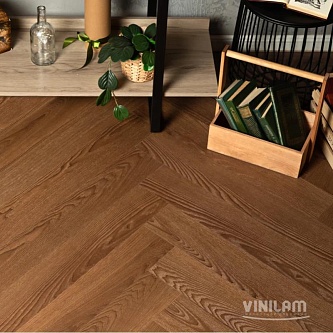 Клеевая плитка Vinilam Parquet Herringbone Glue 2,5 mm GD11200 Паркет Винсент