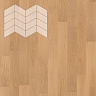 фото товара Паркет Елка Французская Lab Arte Chevron Дуб Натур Флора лак 400/328х125х14/3/60° номер 2