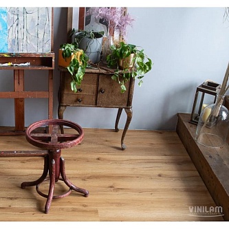 Виниловый пол Vinilam Cork Premium 8,0 mm 33100 Дуб Мадрид