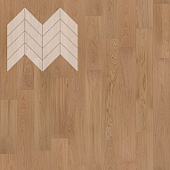 Паркет Елка Французская Lab Arte Chevron Дуб Натур Ларс лак 600/490х110х14/3/45°