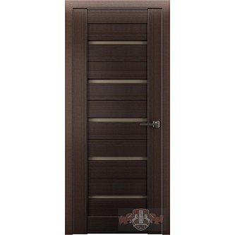 Межкомнатная дверь ВФД Line 1 стекло Bronze Cloud