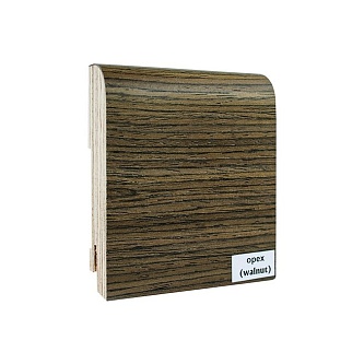 Шпонированный плинтус Finitura Decor 70*15 мм Орех