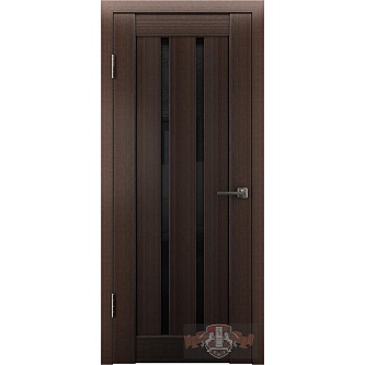 Межкомнатная дверь ВФД Line 2 стекло Black Gloss