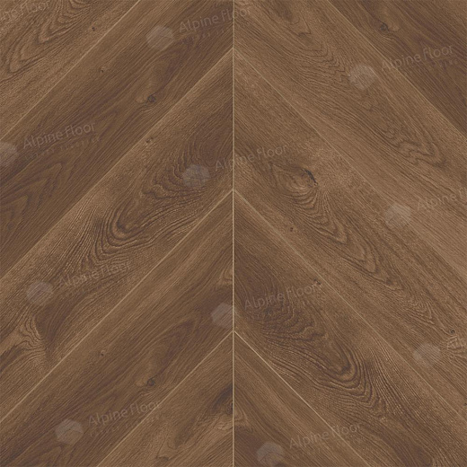 фото товара Каменный SPC ламинат Alpine Floor Chevron Alpine ECO 18-13 Дуб Коричневый