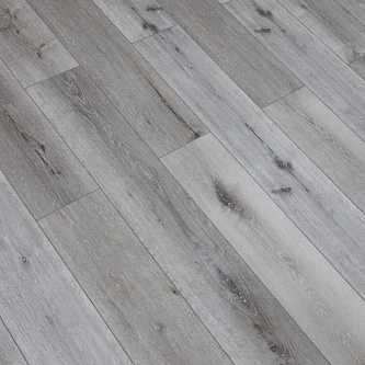 Кварцевый ламинат Damy Floor Family T7020-5D Дуб Состаренный Серый