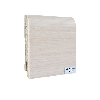 Шпонированный плинтус Finitura Decor 70*15 мм Дуб выбеленный 5BDS