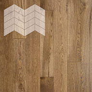 Паркет Елка Французская Lab Arte Chevron Дуб Натур Тибальт лак 400/328х125х14/3/60°