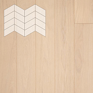 Паркет Елка Французская Lab Arte Chevron Дуб Рустик Лана лак 400/313х150х14/3/60°