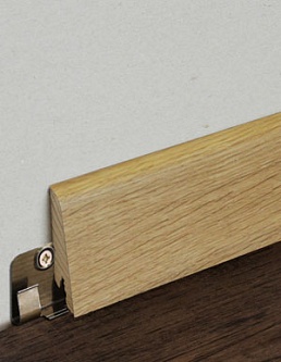 Шпонированный плинтус Goodwin Дуб Натур 60 мм