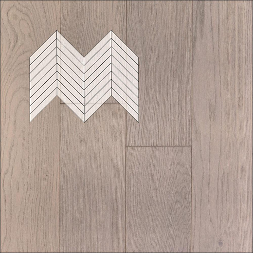 фото товара Инженерная доска Primavera Французская елка Oak Ballesta Натур