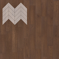 Паркет Елка Французская Lab Arte Chevron Дуб Натур Грот лак 600/490х110х14/3/45°