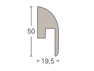 Плинтус Parador 50 мм SL 2