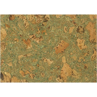 Пробковое покрытие для стен Granorte Twist Green