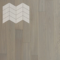 Паркет Елка Французская Lab Arte Chevron Дуб Натур Concrete лак 400/313х150х14/3/60°