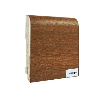 Шпонированный плинтус Finitura Decor 70*15 мм Макоре