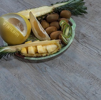 Виниловый пол Vinilam Cork 7 мм. интегрированная пробковая подложка 10015 Дуб Льеж