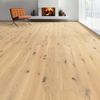 Паркетная доска Haro Однополосная 2500 537547 Дуб Светло-Белый Универсал