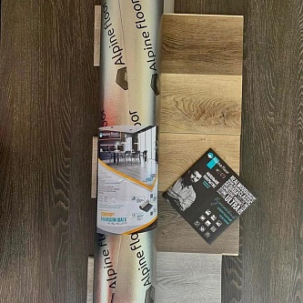 Alpine Floor подложка Silver Foil Blue Eva