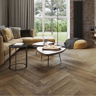Клеевая плитка Vinilam Parquet Herringbone Glue 2,5 mm GD11377 Паркет Тусон