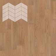 Паркет Елка Французская Lab Arte Chevron Дуб Натур Ларс лак 400/348х90х14/3/60°