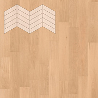 Паркет Елка Французская Lab Arte Chevron Дуб Натур Шелк лак 404/324х140х14/3,5/60°