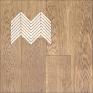 Инженерная доска Primavera Французская елка Oak Flecha Натур