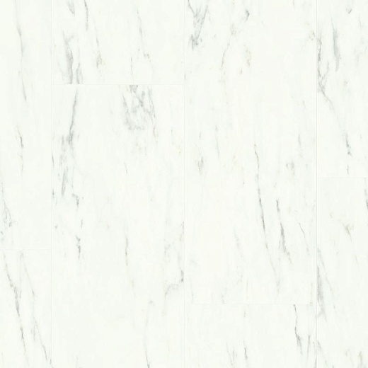 Виниловый пол Quick Step AMCL 40136 Мрамор каррарский белый