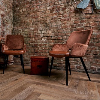 Клеевая плитка Vinilam Parquet Herringbone Glue 2,5 mm GD11199 Паркет Венецианский