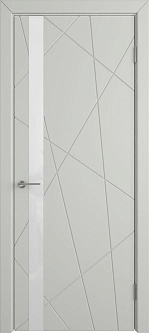 Межкомнатная дверь ВФД Stockholm Flitta 26ДО White Gloss