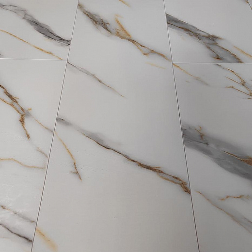 фото товара Ламинат MSPC Stone Floor Big Stone Бело-золотой мрамор DC833 MP