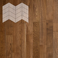 Паркет Елка Французская Lab Arte Chevron Дуб Натур Лаэрт лак 400/337х110х14/3/60°