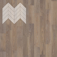 Паркет Елка Французская Lab Arte Chevron Дуб Селект Деликат лак 600/510х90х14/3/45°
