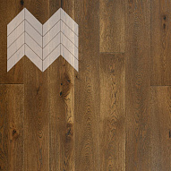 Паркет Елка Французская Lab Arte Chevron Дуб Натур Лофт лак 600/450х150х14/3/45°