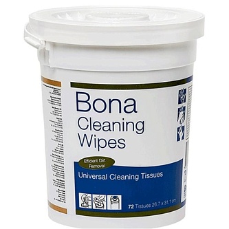 Bona Клининг Вайпс универсальные чистящие салфетки