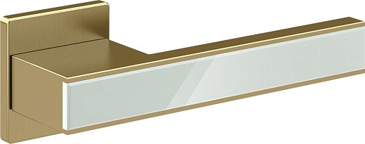 фото товара Дверная ручка Diamond со вставкой с тонкой розеткой