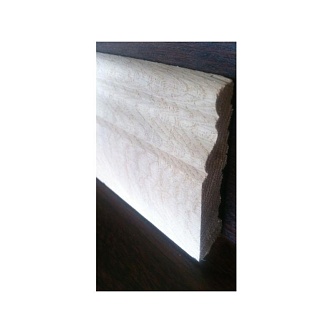 Плинтус фигурный 90х16 мм дуб