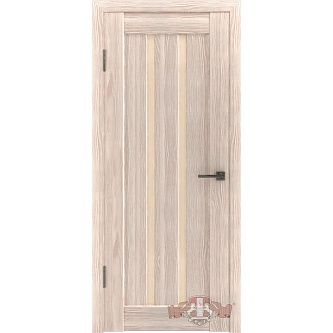 Межкомнатная дверь ВФД Line 2 стекло Biege Gloss