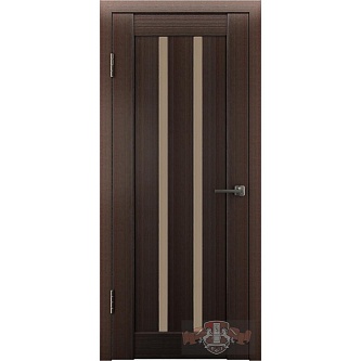 Межкомнатная дверь ВФД Line 2 стекло Bronze Cloud