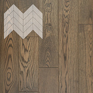 Паркет Елка Французская Lab Arte Chevron Дуб Рустик Ариста лак 600/490х110х14/3/45°
