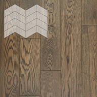Паркет Елка Французская Lab Arte Chevron Дуб Рустик Ариста лак 400/328х125х14/3/60°