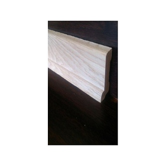 Плинтус евро 70 мм сапожок дуб