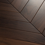 Паркет Елка Французская Lab Arte Chevron Орех Американский Селект лак 487/397х90х14 /45°