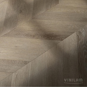 Виниловый пол Vinilam Parquet Chevron 8,5 мм. интегрированная подложка R1444518CL4 Сезар