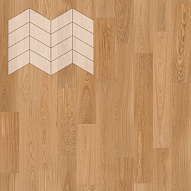 Паркет Елка Французская Lab Arte Chevron Дуб Натур Вельвет лак 400/337х110х14/3/60°