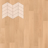 Паркет Елка Французская Lab Arte Chevron Дуб Шёлк лак 400/348х90х14/3/60°