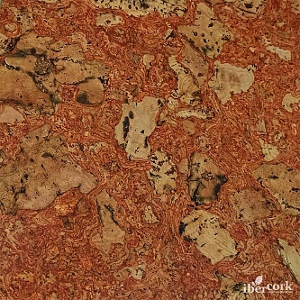 Напольная пробка Ibercork клеевой 4 мм. Леон рохо