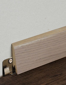 Шпонированный плинтус Goodwin Дуб Ваниль 60 мм