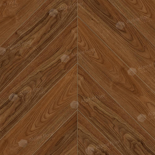 фото товара Каменный SPC ламинат Alpine Floor Chevron Alpine ECO 18-22 Орех Нойер