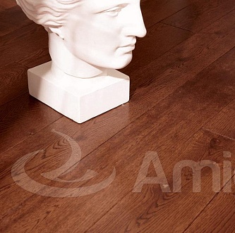 Массивная доска Amigo Дуб Миндаль Лак 127 мм