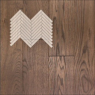 Инженерная доска Primavera Английская елка Oak Polvo Рустик